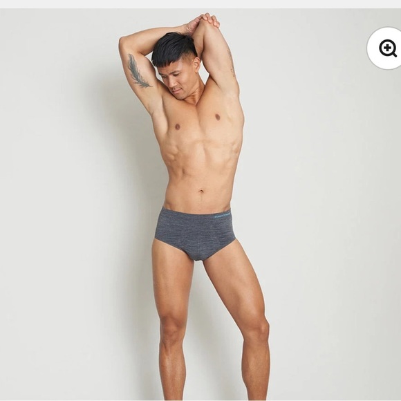 Runderwear Merino Men's Briefs Grey M - Picture 6 of 7